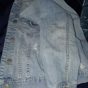 Hollister light wash denim jacket